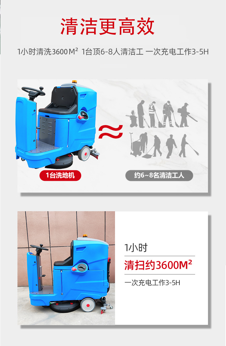 淄博驾驶式洗地机更适合用在高铁站